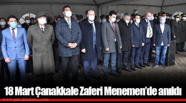 18 Mart Çanakkale Zaferi Menemen’de anıldı