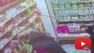 Alışveriş yapıyor gibi hırsızlık yaptı, sepeti doldurup kaçtı