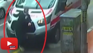 Ambulansın çarptığı engelli şahıs metrelerce sürüklendi