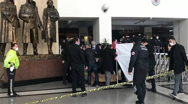 Bakırköy Adliyesi'nde bir mübaşir, 7. kattan atlayarak intihar etti