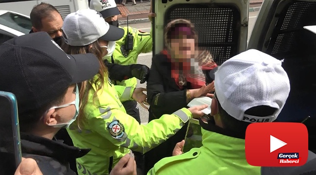 Bankaya maskesiz alınmayan anne-kız ortalığı birbirine kattı