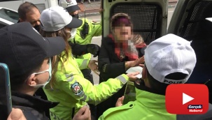 Bankaya maskesiz alınmayan anne-kız ortalığı birbirine kattı