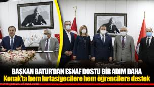 BAŞKAN BATUR’DAN ESNAF DOSTU BİR ADIM DAHA