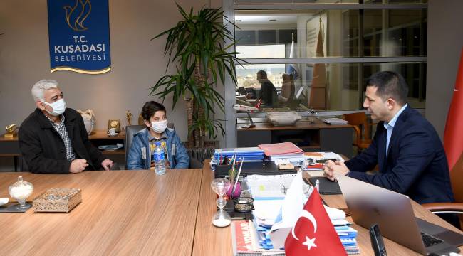 BAŞKAN ÖMER GÜNEL MİNİK EFE’YE VERDİĞİ SÖZÜ TUTTU
