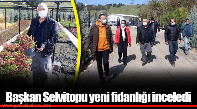 Başkan Selvitopu yeni fidanlığı inceledi