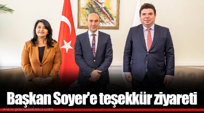 Başkan Soyer'e teşekkür ziyareti