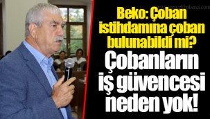 Beko: Çoban istihdamına çoban bulunabildi mi?