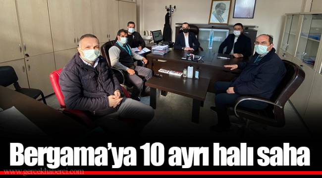 Bergama’ya 10 ayrı halı saha