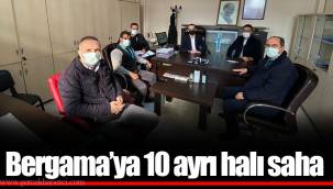 Bergama’ya 10 ayrı halı saha