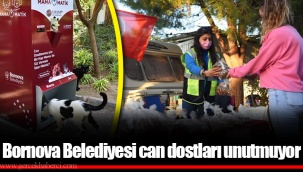 Bornova Belediyesi can dostları unutmuyor
