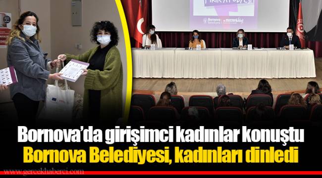 Bornova’da girişimci kadınlar konuştu