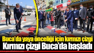 Buca’da yaya önceliği için kırmızı çizgi Kırmızı çizgi Buca’da başladı