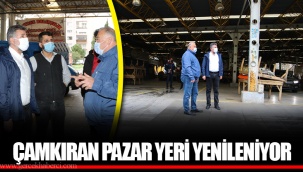 ÇAMKIRAN PAZAR YERİ YENİLENİYOR