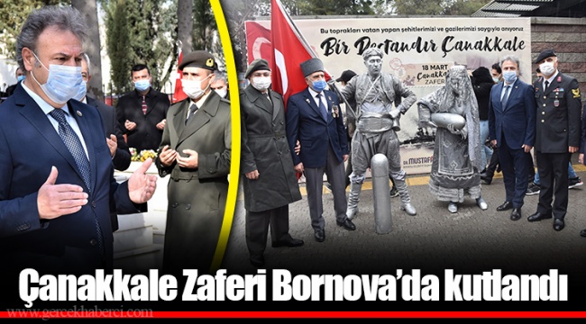 Çanakkale Zaferi Bornova’da kutlandı 