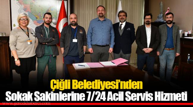 Çiğli Belediyesi’nden Sokak Sakinlerine 7/24 Acil Servis Hizmeti