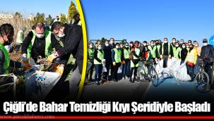 Çiğli’de Bahar Temizliği Kıyı Şeridiyle Başladı