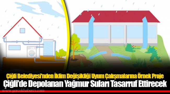 Çiğli’de Depolanan Yağmur Suları Tasarruf Ettirecek
