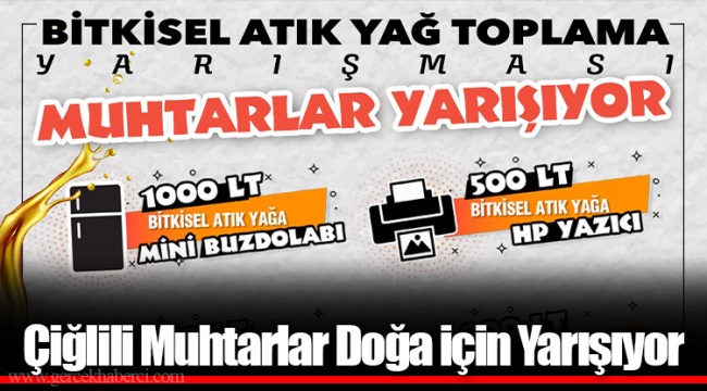 Çiğlili Muhtarlar Doğa için Yarışıyor