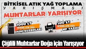 Çiğlili Muhtarlar Doğa için Yarışıyor