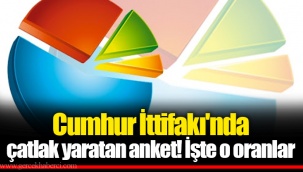 Cumhur İttifakı'nda çatlak yaratan anket! İşte o oranlar