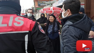 Dilenci kadının tuvalet oyununu zabıta yutmadı