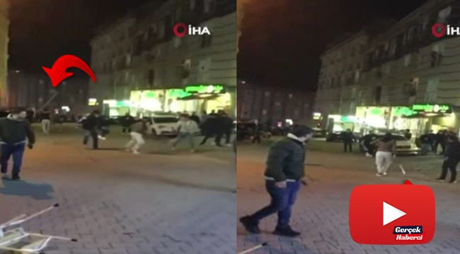 Döner bıçaklı, sopalı kavga: 3 yaralı