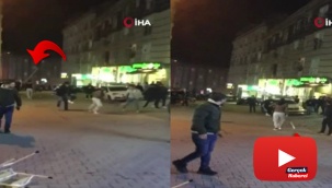 Döner bıçaklı, sopalı kavga: 3 yaralı