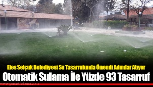 Efes Selçuk Belediyesi Su Tasarrufunda Önemli Adımlar Atıyor