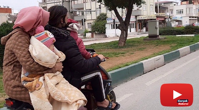 Elektrikli motosiklette tehlikeli yolculuk