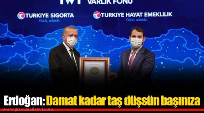 Erdoğan: Damat kadar taş düşsün başınıza