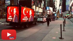 Erdoğan sevgisi Times Meydanı'nda:
