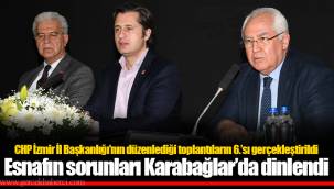 Esnafın sorunları Karabağlar’da dinlendi