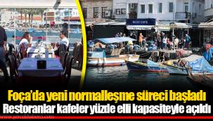 Foça’da yeni normalleşme süreci başladı