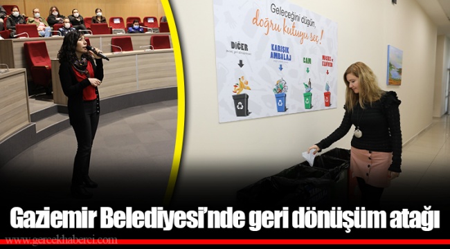 Gaziemir Belediyesi’nde geri dönüşüm atağı