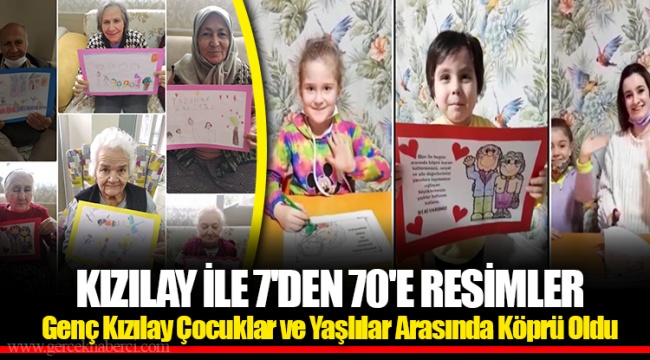 Genç Kızılay Çocuklar ve Yaşlılar Arasında Köprü Oldu