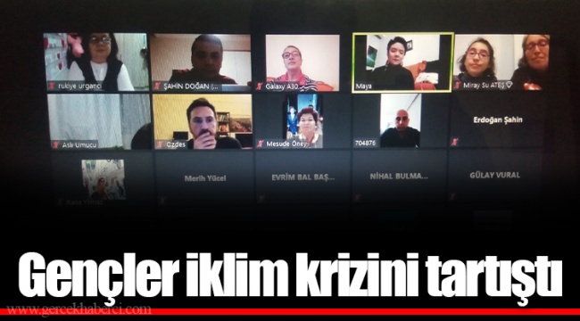 Gençler iklim krizini tartıştı