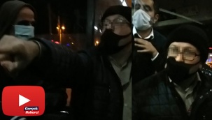 İETT otobüsünde maske tartışması kamerada