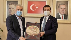 İmamoğlu'ndan AK Parti İstanbul İl Başkanı Kabaktepe'ye ziyaret