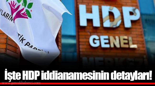 İşte HDP iddianamesinin detayları!
