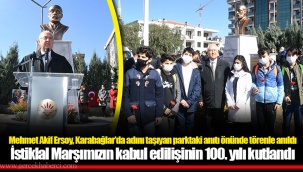 İstiklal Marşımızın kabul edilişinin 100. yılı kutlandı
