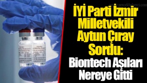 İYİ Parti İzmir Milletvekili Aytun Çıray Sordu: Biontech Aşıları Nereye Gitti