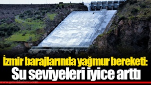 İzmir barajlarında yağmur bereketi: Su seviyeleri iyice arttı