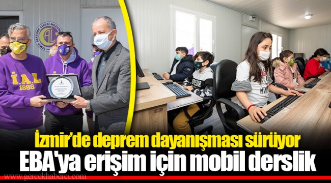 İzmir’de deprem dayanışması sürüyor