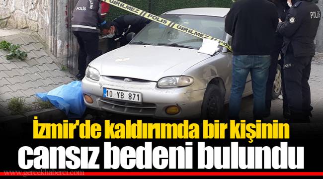 İzmir'de kaldırımda bir kişinin cansız bedeni bulundu
