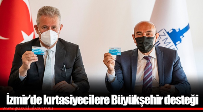 İzmir’de kırtasiyecilere Büyükşehir desteği