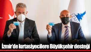 İzmir’de kırtasiyecilere Büyükşehir desteği