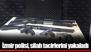 İzmir polisi, silah tacirlerini yakaladı