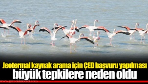 Jeotermal kaynak arama için ÇED başvuru yapılması büyük tepkilere neden oldu
