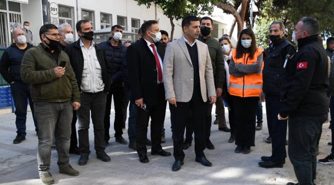 KAHRAMANLAR CADDESİ ESNAFI BELEDİYE ÇALIŞMALARINDAN MEMNUN