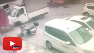 Kamyonet sürücüsü dehşet saçtı: Ortalık savaş alanına döndü